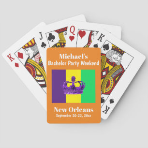 Bachelor Party Gefallen Typ in New Orleans Spielkarten