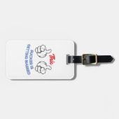 Bachelor Party Geschenk dieses Sucker wird verheir Gepäckanhänger (Vorderseite horizontal)
