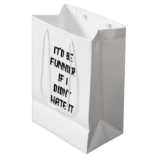 Bachelor Party Geschenktasche Sc0b Designs Mittlere Geschenktüte (Vorderseite Schrägansicht)