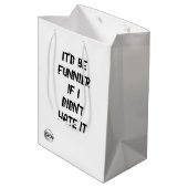 Bachelor Party Geschenktasche Sc0b Designs Mittlere Geschenktüte (Rückseite Schrägansicht)