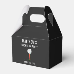 Bachelor Party Golf Ball Wedding Geschenkschachtel