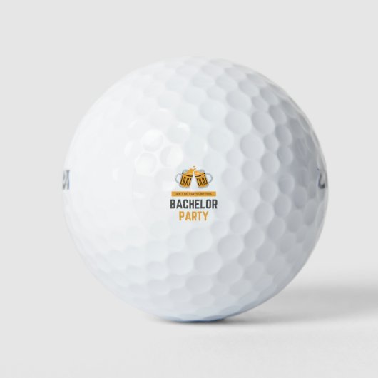 Bachelor-Party Golfball (Vorderseite)
