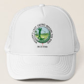 Bachelor Party Golfer Name Last Swing Golf Handtuc Truckerkappe (Vorderseite)