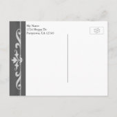 Bachelor Party | GRILLEN | Vintager Kopfbrett Einladungspostkarte (Rückseite)