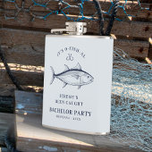 Bachelor Party Groom Fishing Trip Custom Flachmann