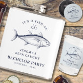Bachelor Party Groom Fishing Trip Custom Flachmann