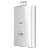 Bachelor Party Groom Flask Monogram Funny Gift Flachmann (Links)