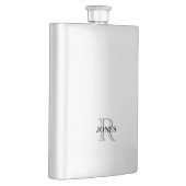 Bachelor Party Groom Flask Monogram Gift Flachmann (Rechts)