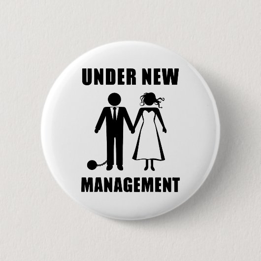 Bachelor Party Groom Stag Do Wedding Funny New Man Button (Vorderseite)