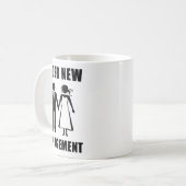 Bachelor Party Groom Stag Do Wedding Funny New Man Kaffeetasse (Vorderseite Links)