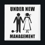 Bachelor Party Groom Stag Do Wedding Funny New Man Magnet<br><div class="desc">Bachelor Party Groom Stag Do Wedding Funny New Management</div>