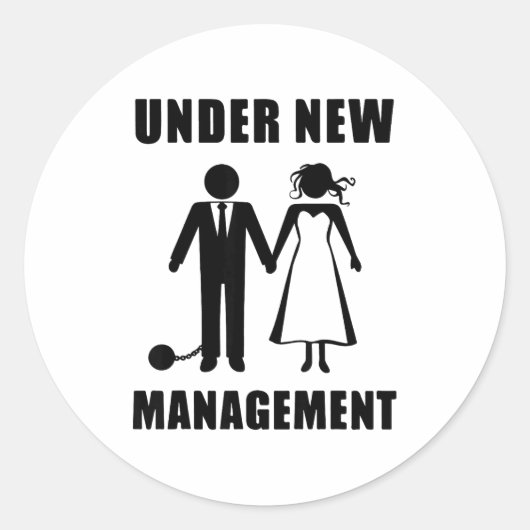 Bachelor Party Groom Stag Do Wedding Funny New Man Runder Aufkleber (Vorderseite)