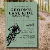 Bachelor Party Groom's letzter Ausflug im Freien Einladung