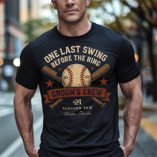 Bachelor-Party im letzten Swing Baseball T-Shirt