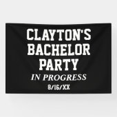 Bachelor Party in Progress-Banner Banner (Horizontal)