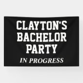 Bachelor Party in Progress-Banner Banner (Horizontal)