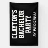 Bachelor Party in Progress-Banner Banner (Vertikal)