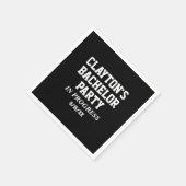 Bachelor Party in Progress Napkins Serviette (Ecke)