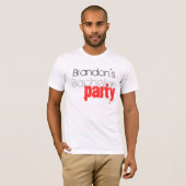 Bachelor Party individuell einstellbar T-Shirt (Vorne ganz)
