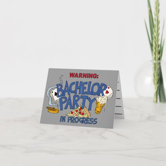 Bachelor Party invitation Einladung (Vorderseite)