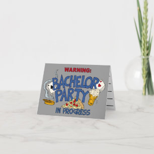 Bachelor Party invitation Einladung