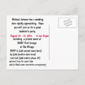 Bachelor Party Las Vegas Einladung (Rückseite)