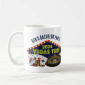 Bachelor Party Las Vegas Trip Casino Kaffeetasse (Links)