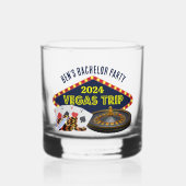 Bachelor Party Las Vegas Trip Casino Whiskyglas (Vorderseite)