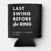 Bachelor Party Last Swing Before the Ring Minimal Dosenkühler (Vorderseite)