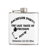 Bachelor Party Letzter Genuss der Freiheit Persona Flachmann (Vorderseite)
