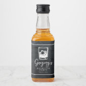 Bachelor Party modern und stilvoll Alkoholflaschenetikett (Vorderseite)