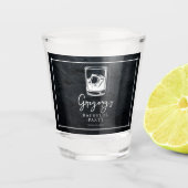 Bachelor Party modern und stilvoll Schnapsglas (Vorderseite)