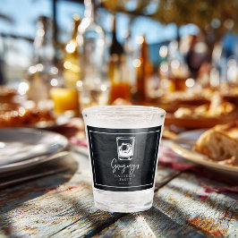 Bachelor Party modern und stilvoll Schnapsglas