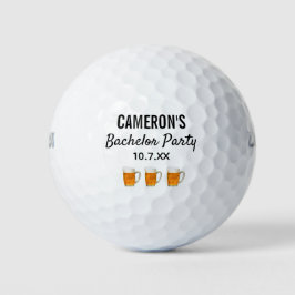 Bachelor Party Moderne Gastgeschenk Hochzeit Beer  Golfball