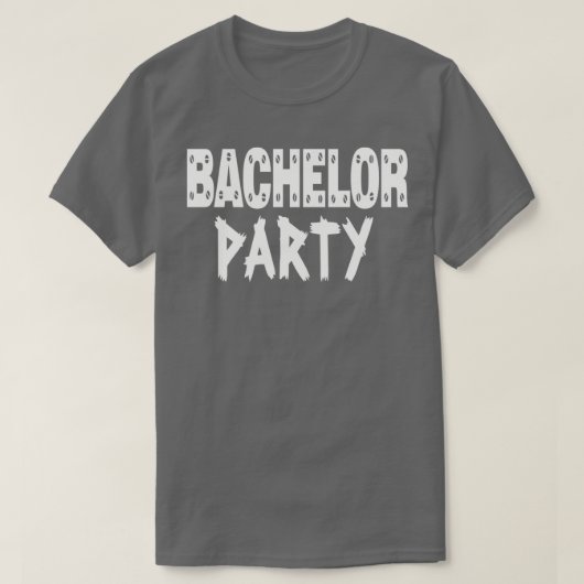 Bachelor Party Nachtschicht T-Shirt (Design vorne)