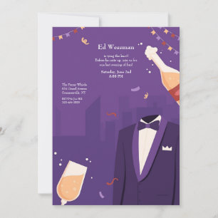 Bachelor Party Night Einladung