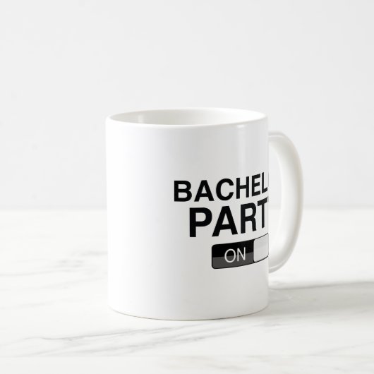 Bachelor Party on Kaffeetasse (VorderseiteRechts)