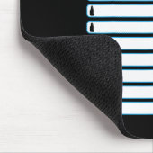 Bachelor-Party-Outfit mit Checkliste - Bachelor Pa Mousepad (Ecke)