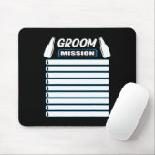 Bachelor-Party-Outfit mit Checkliste - Bachelor Pa Mousepad (Mit Mouse)