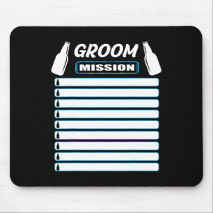 Bachelor-Party-Outfit mit Checkliste - Bachelor Pa Mousepad