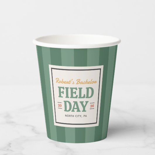 Bachelor-Party Pappbecher (Vorderseite)
