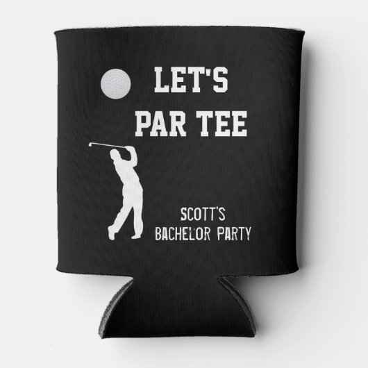 Bachelor Party Par T-Shirt Golftrip Dosenkühler (Vorderseite)