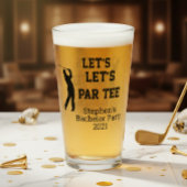 Bachelor Party Par tee Custom Glas
