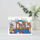 Bachelor Party Poker Player Einladungspostkarte (Stehend Vorderseite)