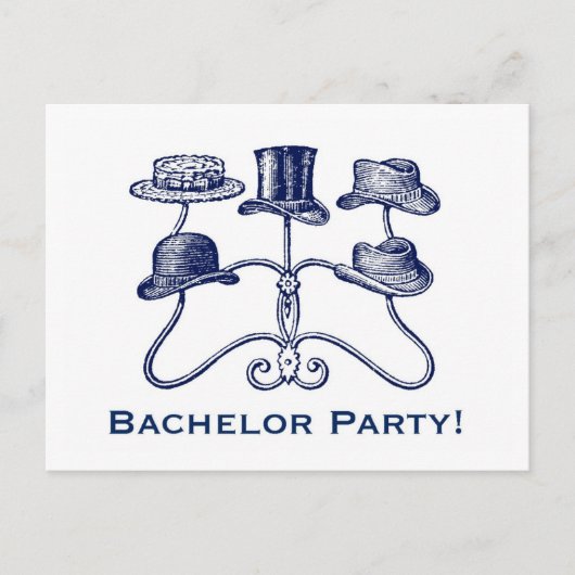 Bachelor Party Postcard Postkarte (Vorderseite)