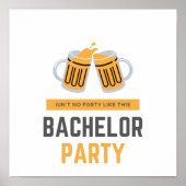 Bachelor-Party Poster (Vorne)