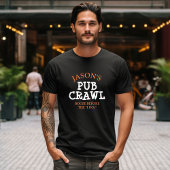 Bachelor Party Pub Crawl Personalisiert Tri-Blend Shirt