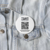 Bachelor Party QR Code Kaufen Drink Team Groom 3" Button (Beispiel)