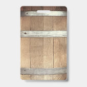 Bachelor Party Rustikaler VIP Pass Ausweis (Back)