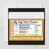 Bachelor Party RX für Spaß Einladung (Vorderseite)